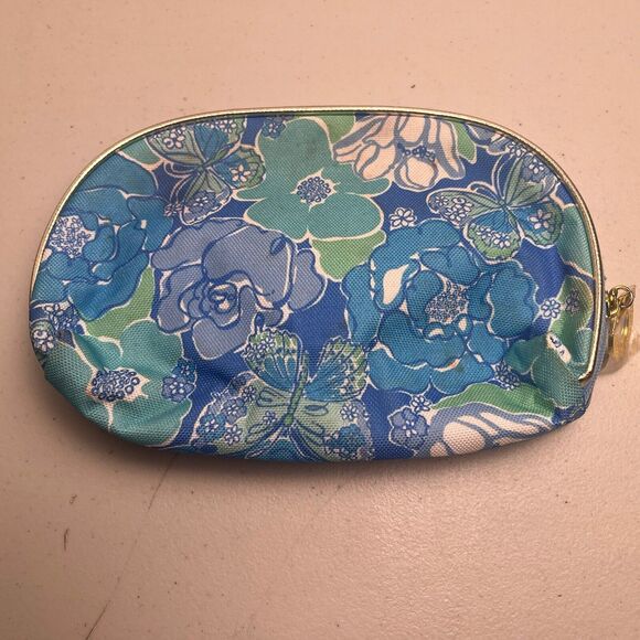 Lily Pulitzer For Estee Lauder Floral Cosmetic Travel Toiletry Bag Zip Up Lot - Picture 5 of 14